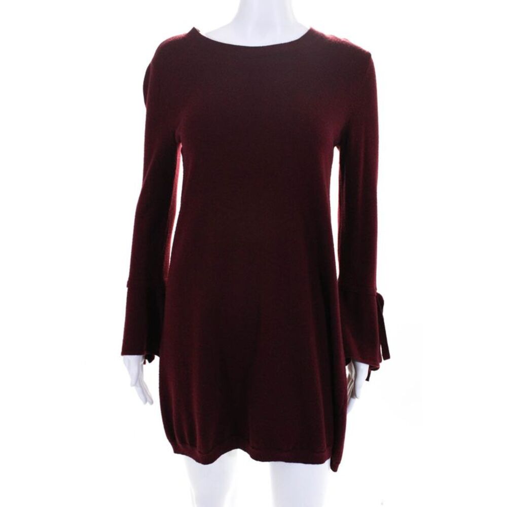 Paper Crown Womens Knit Maria Dress Red Size Extra Small 10502762